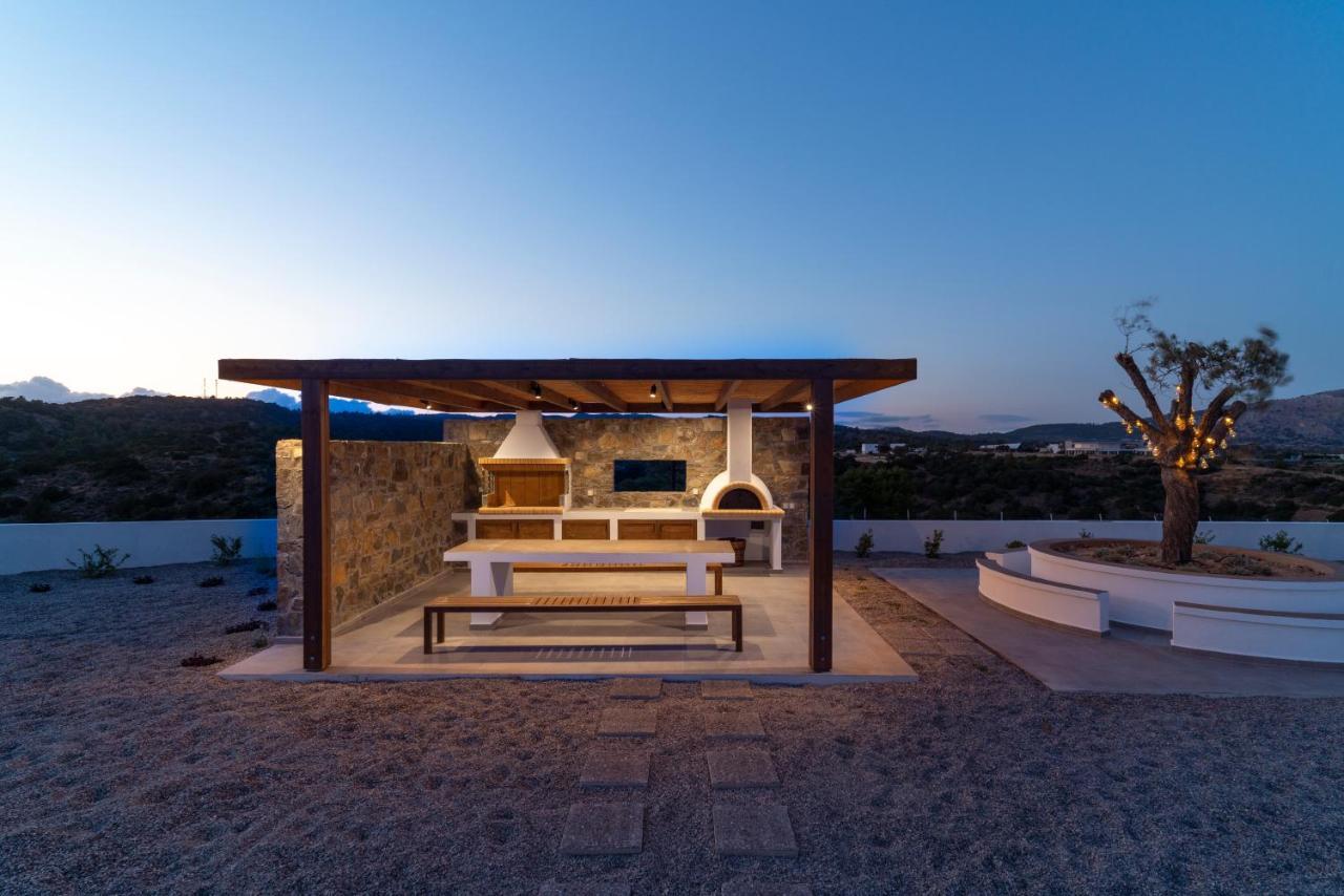Terra D'Oro Sea View Villa With Private Pool Kiotari Exterior photo